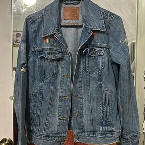 Amazing hand embroidered Levi jacket